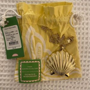 NWT Lilly Pulitzer Shell Yeah Necklace With Hidden Bottle Opener